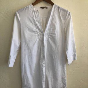 White Cotton shift nightgown